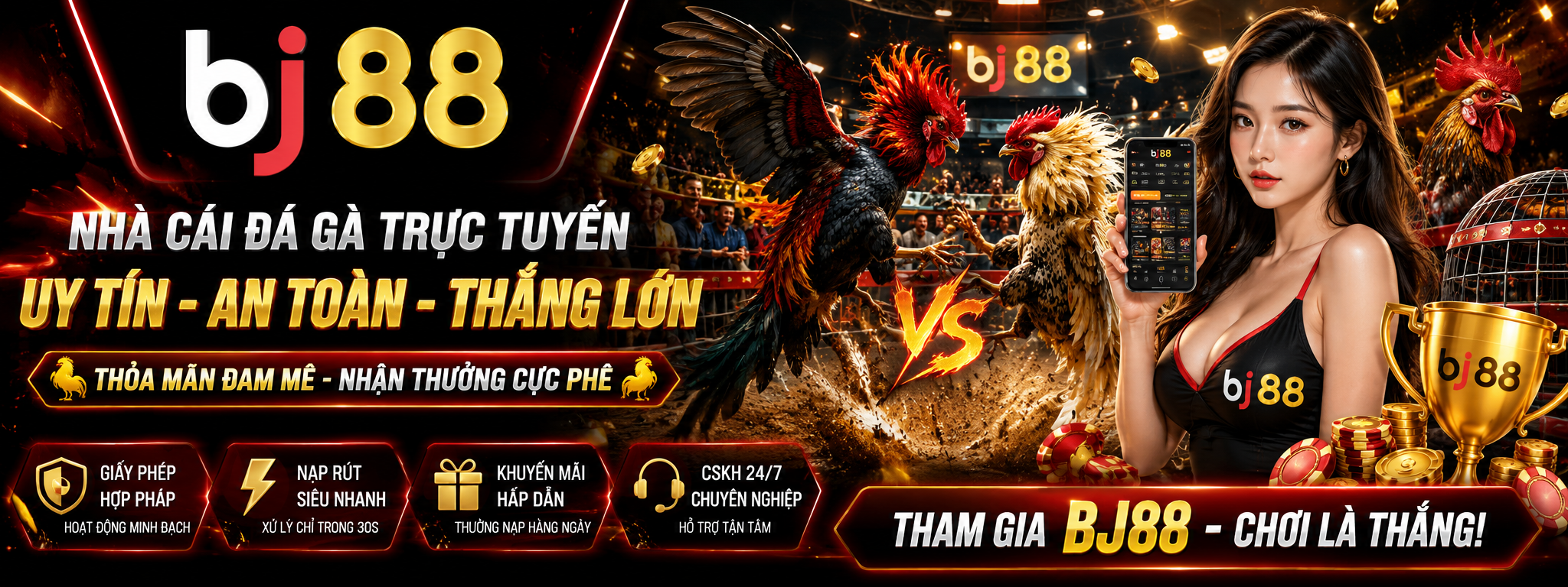 BJ88 MOBI - Sảnh Cược Đá Gà BJ88.COM | Link Vào Mobile & PC BJ88 - Nhà Cái Đá Gà Trực Tuyến Uy Tín Hàng Đầu